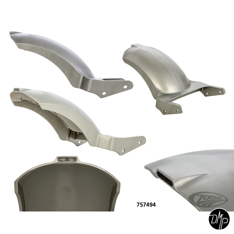 RICK'S Bagskrm med indbygget baglygte til M8 modeller