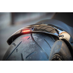 RICK'S Bagskrm med indbygget baglygte til M8 modeller