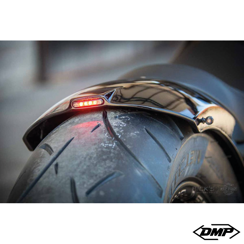 RICK'S Bagsk�rm med indbygget baglygte til M8 modeller