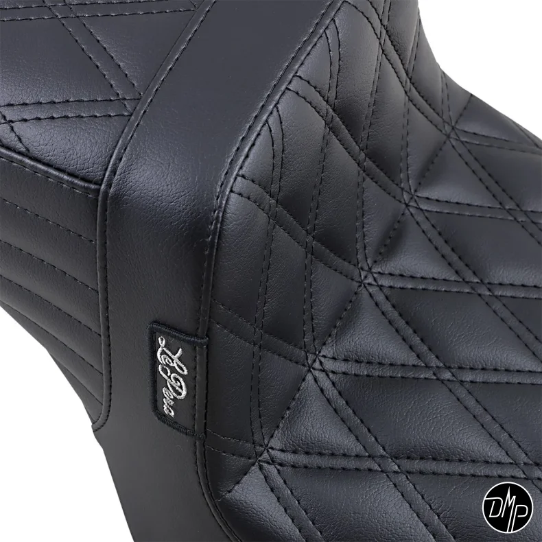 LePera, TailWhip 2-up seat. Double diamond, black 04-22 XL Sportster