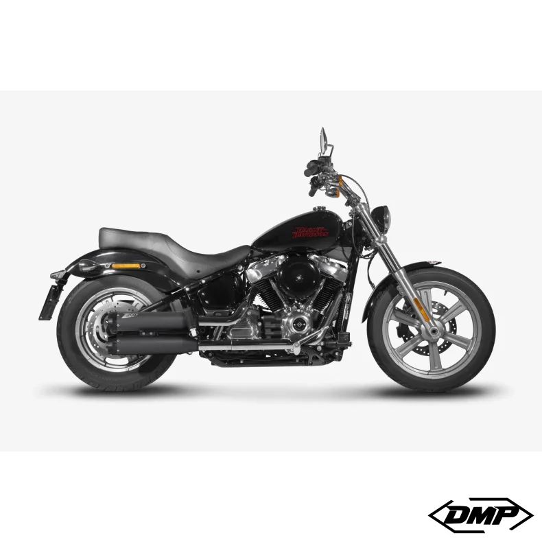 Zard Slip-on Udst�dning, Godkendt og E-m�rket, SORT - Softail M8 