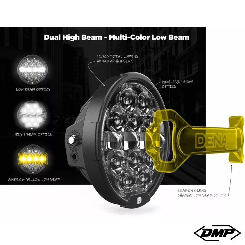 Denali D14 "Destroyer" E-approved LED light for Road Glide 2015-2023