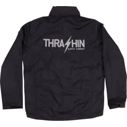 Thrashin Mission Windbreaker rainjacket, black