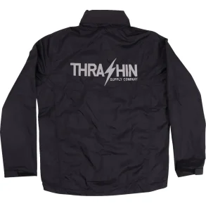 Thrashin Mission Windbreaker rainjacket, black