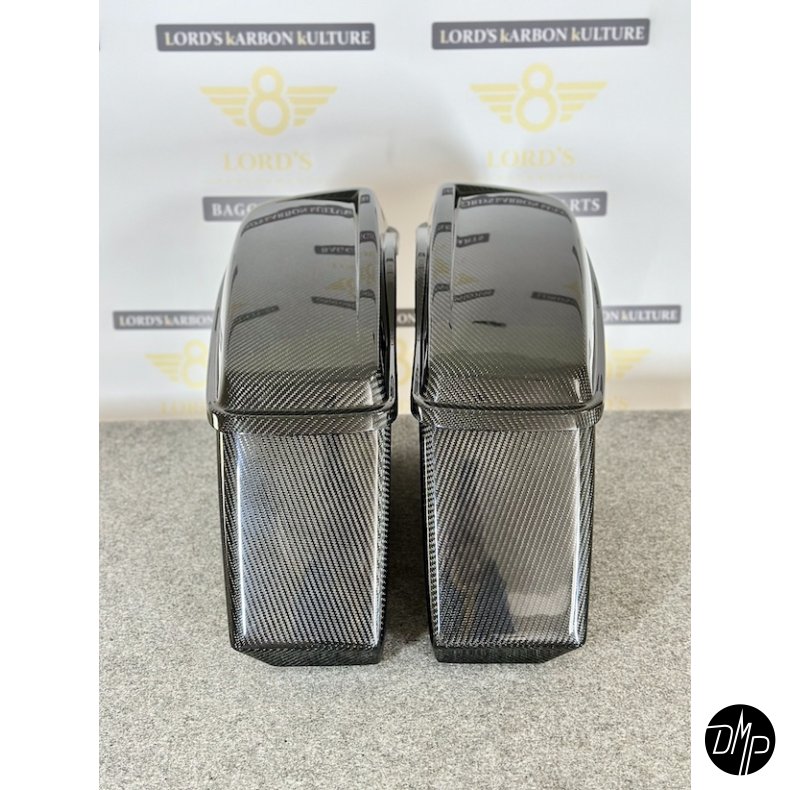 LORD's Performance Carbon Saddlebags with lids, Touring