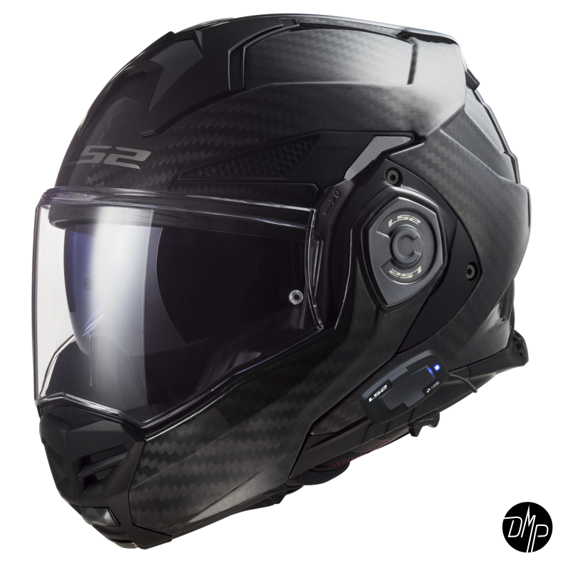 LS2 Advant X Carbon with intergrated Cardo intercom