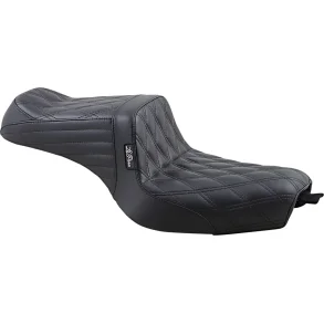 LePera, TailWhip 2-up seat. Double diamond, black 04-22 XL Sportster