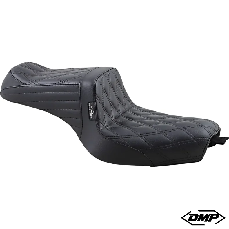 LePera, TailWhip 2-up seat. Double diamond, black 04-22 XL Sportster