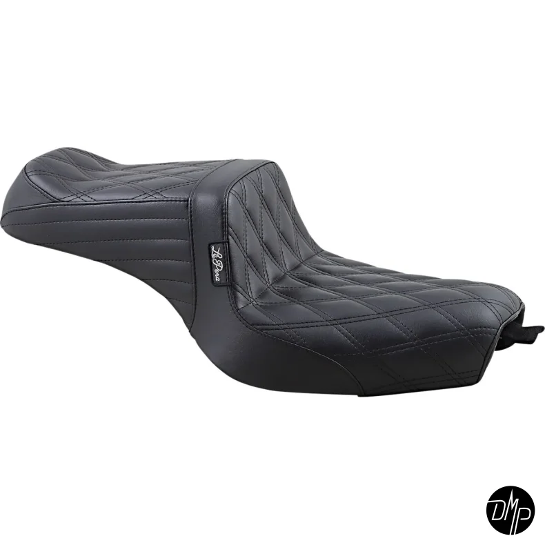 LePera, TailWhip 2-up seat. Double diamond, black 04-22 XL Sportster