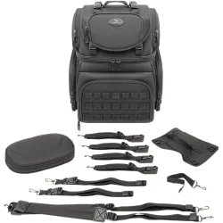 SADDLEMEN SISSY BAR BAG BR3400 TACTICAL