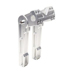 Vitys Design 10" Adjustable Risers Silver