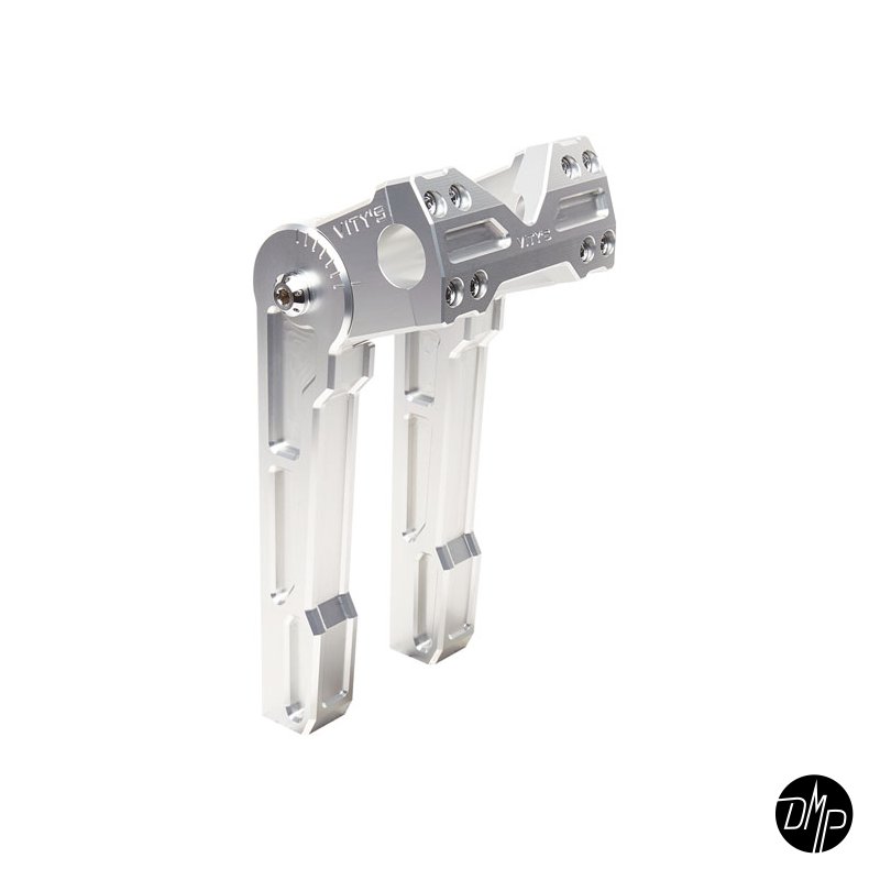 Vitys Design 8" Adjustable Risers Silver