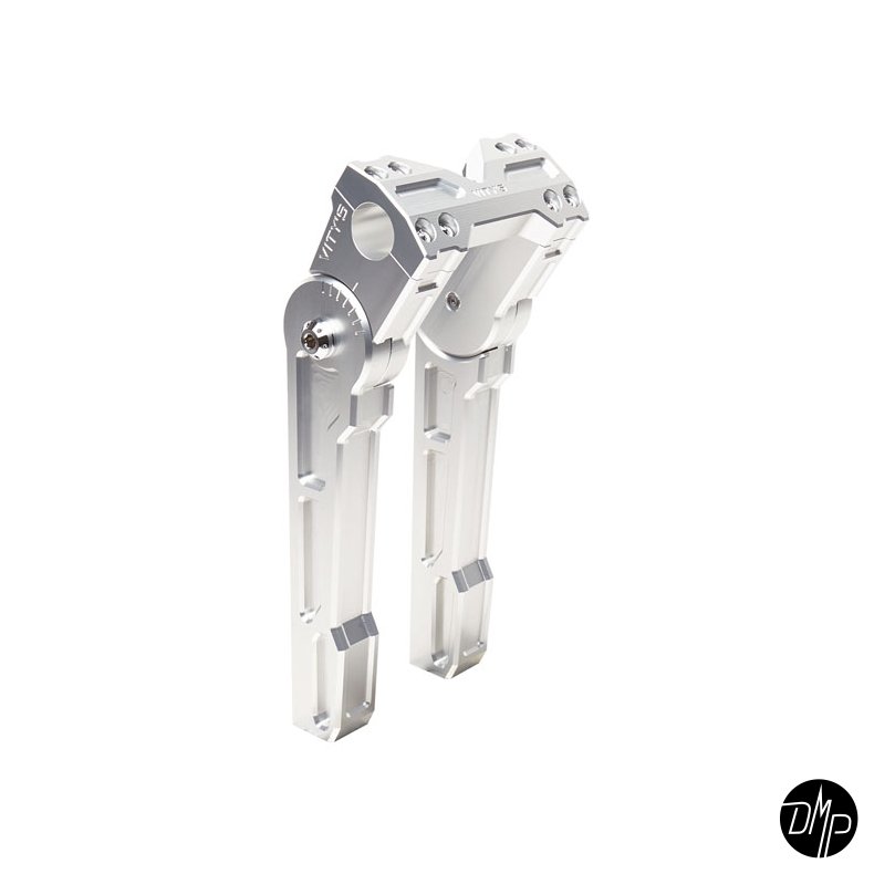 Vitys Design 10" Adjustable Risers Silver