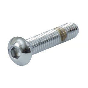 1/4-28 x 3/8 inch buttonhead bolt chr.