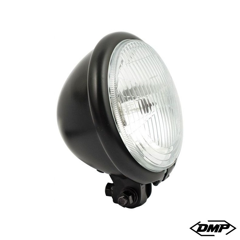 Bates Style 5-3/4" forlygte komplet, mat sort