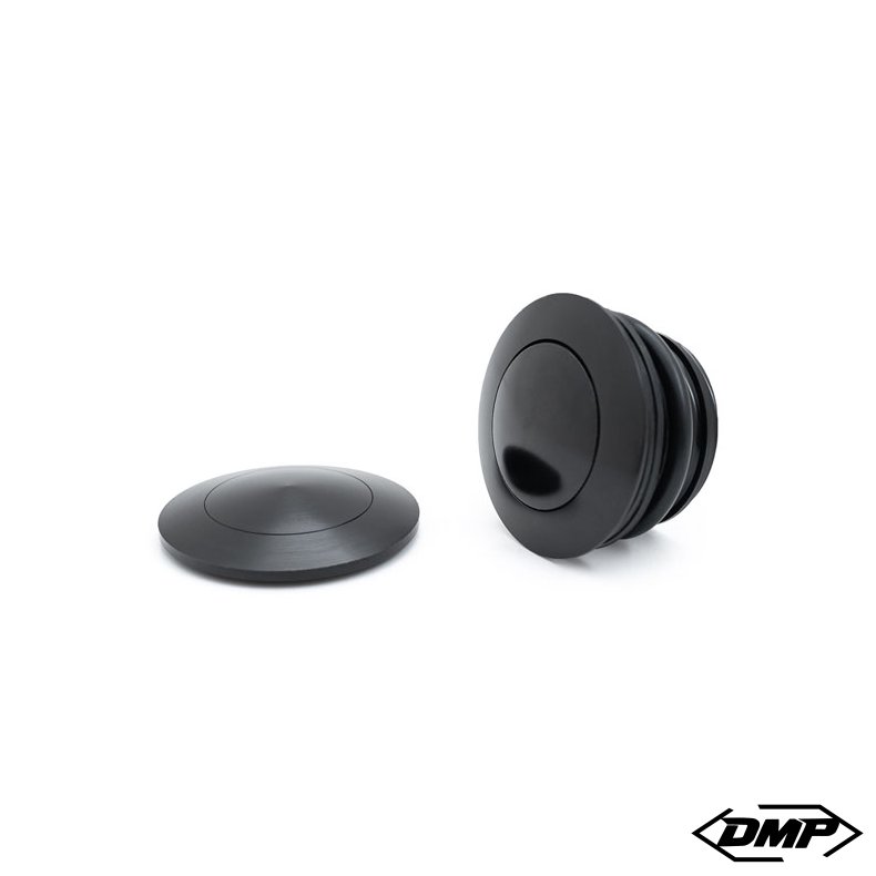 Killer Custom, flush-mount fuel cap kit. Black