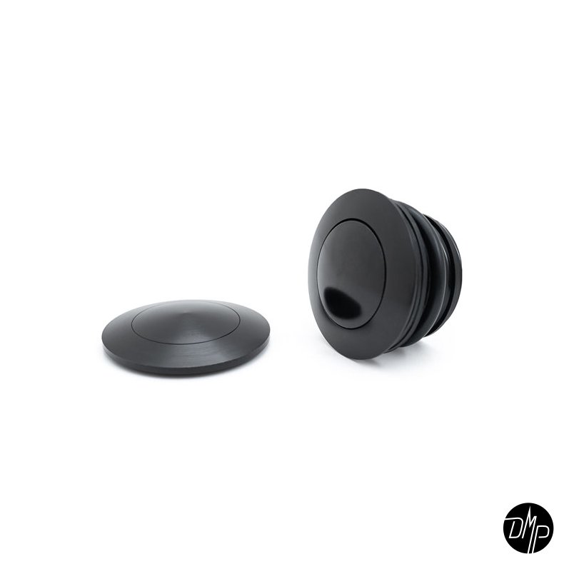Killer Custom, flush-mount fuel cap kit. Black