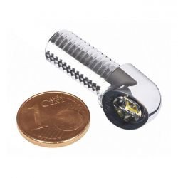 MOTOGADGET, MO.BLAZE 3I1 E-GODKENDT LYGTE SORT/CHROME