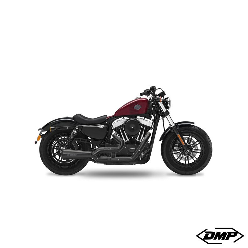 KessTech, 2 in 1 Short exhaust system. Matte black