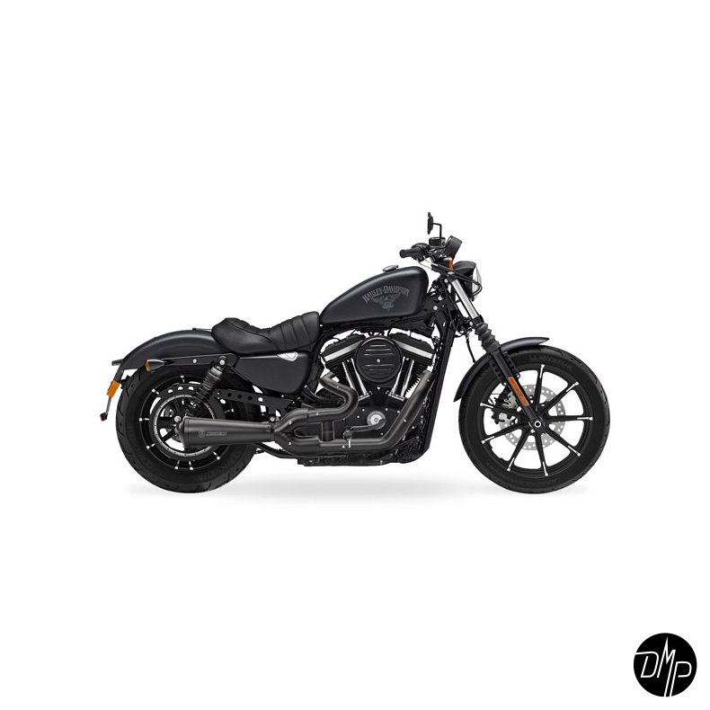 KessTech, 2 in 1 Short exhaust system. Matte black