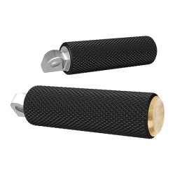 ARLEN NESS, FUSION FODHVILERE, KNURLED SORT/CHROME/GULD/MESSING