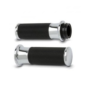 ARLEN NESS FUSION BILLET SMOOTH HNDTAG SORT ELLER CHROME