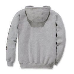 Carhartt Sleeve logo hoodie grey/black