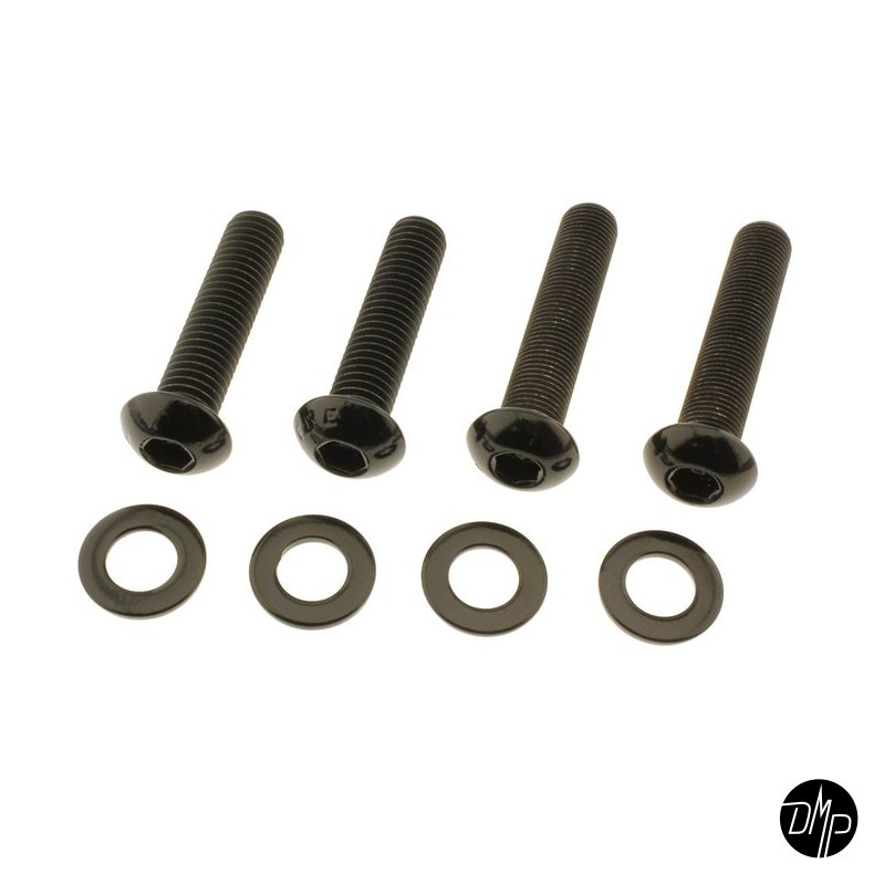 Screws 4 Bikes, dmper bolt kit, Black, 04-20 XL Sportster