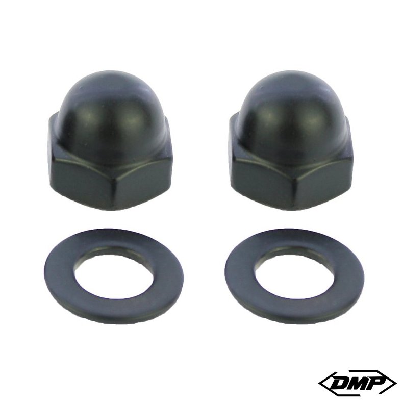 Screws4bikes Mirror Nuts, Black