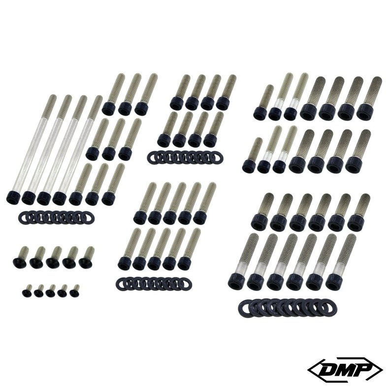 Screws 4 Bikes, motor bolt kit, Sort, 04-20 XL Sportster