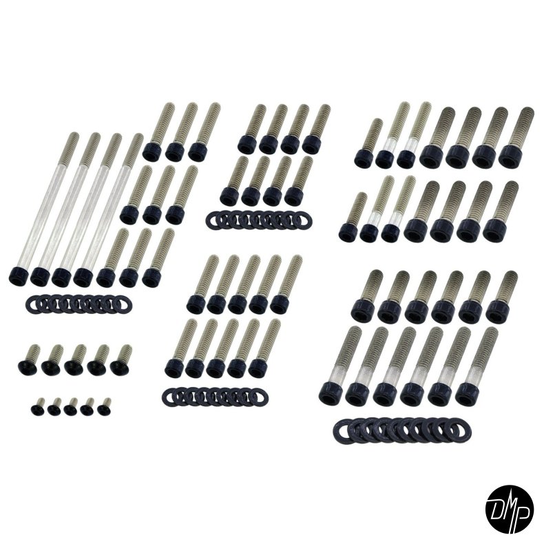 Screws 4 Bikes, motor bolt kit, Black, 04-20 XL Sportster