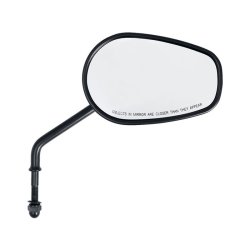 Riptide tapered mirror set, long stem. Black