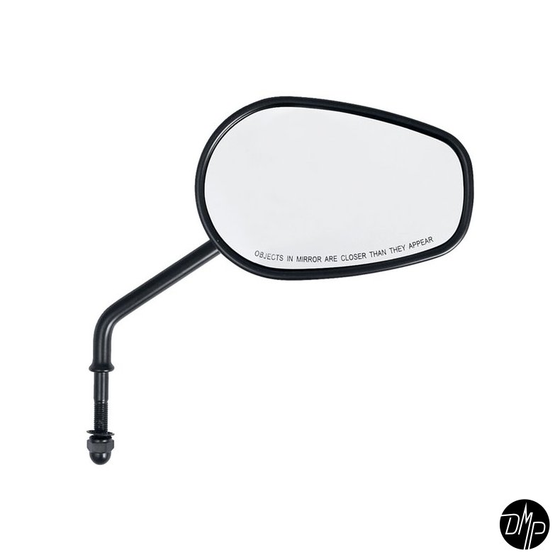 Riptide tapered mirror set, long stem. Black