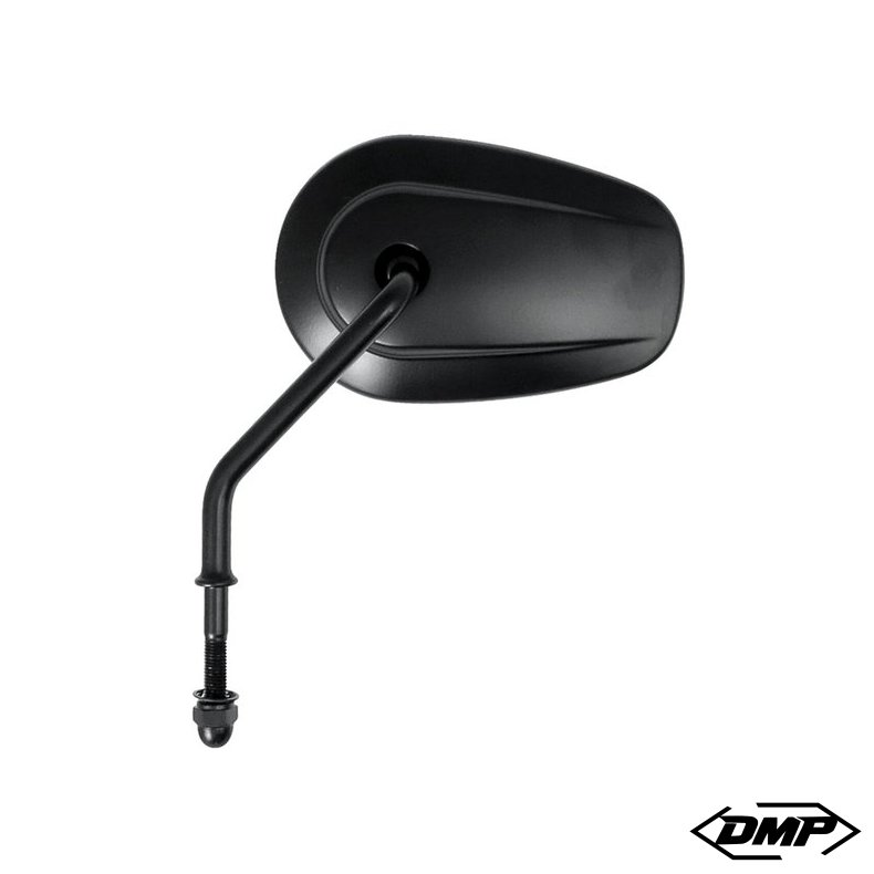 Riptide tapered mirror set, short stem. Black