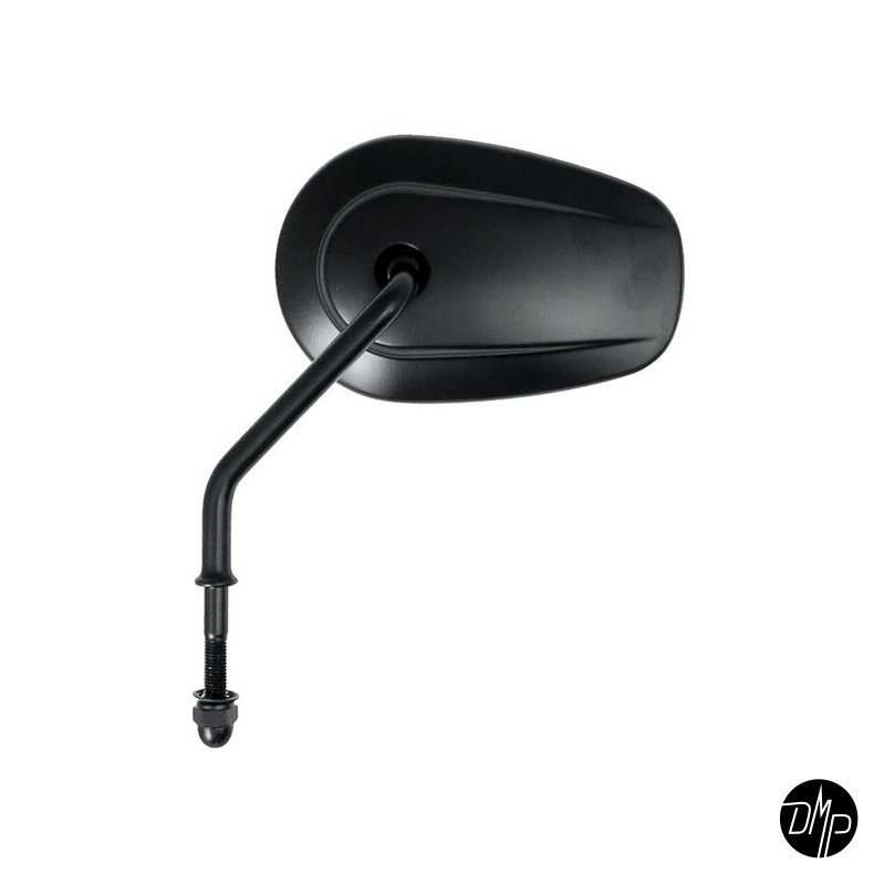 Riptide tapered mirror set, short stem. Black