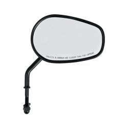 Riptide tapered mirror set, short stem. Black