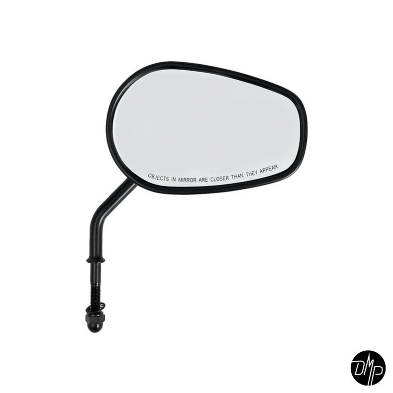 Riptide tapered mirror set, short stem. Black