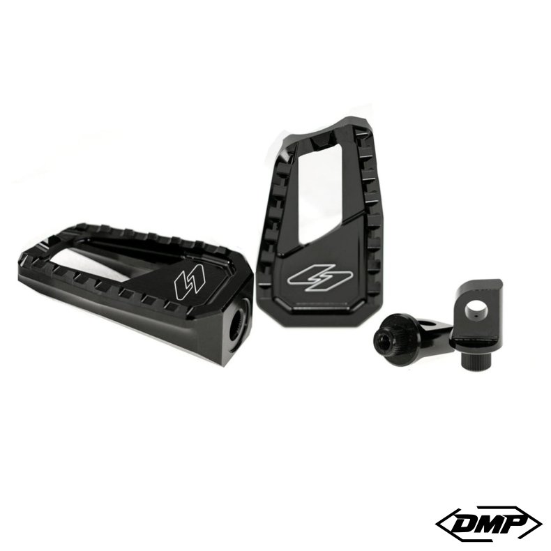 Apex Edge Pegs. Black H-D Male mount