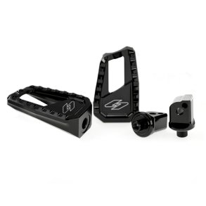 Apex Edge Pegs. Black M8 Softail (Passenger)