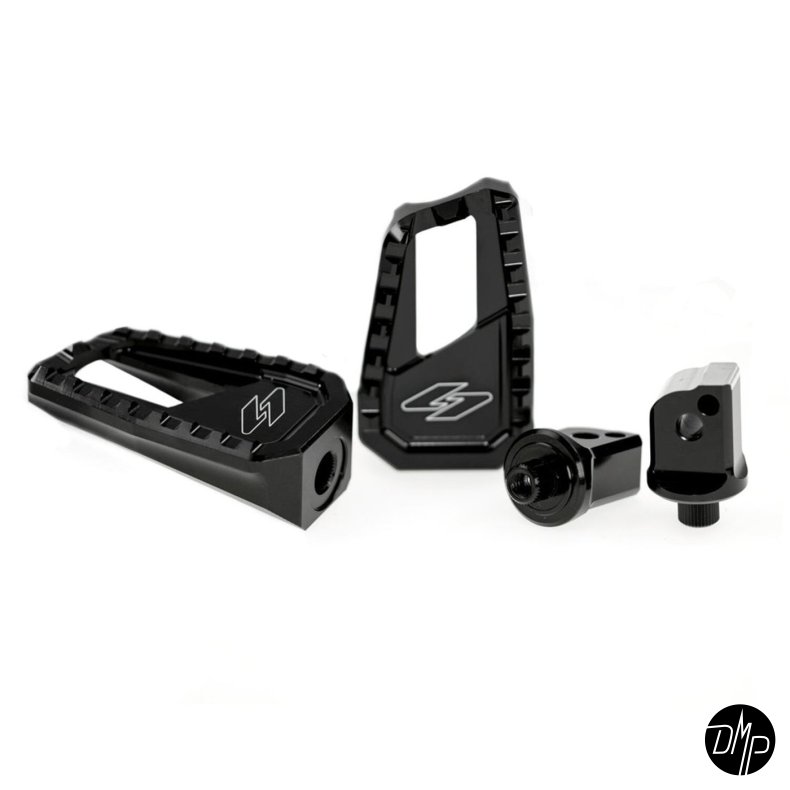 Apex Edge Pegs. Black M8 Softail (Passenger)