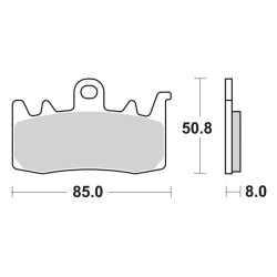 SBS Bremseklodser, sint, Front 23-24 CVO Touring &amp; Pan America/ Sportster S 21-24