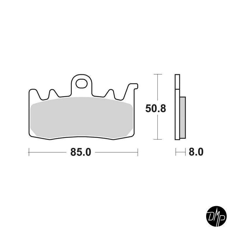 SBS Bremseklodser, sint, Front 23-24 CVO Touring &amp; Pan America/ Sportster S 21-24