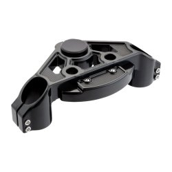 Arlen Ness, Method 2" drop top triple tree. All black