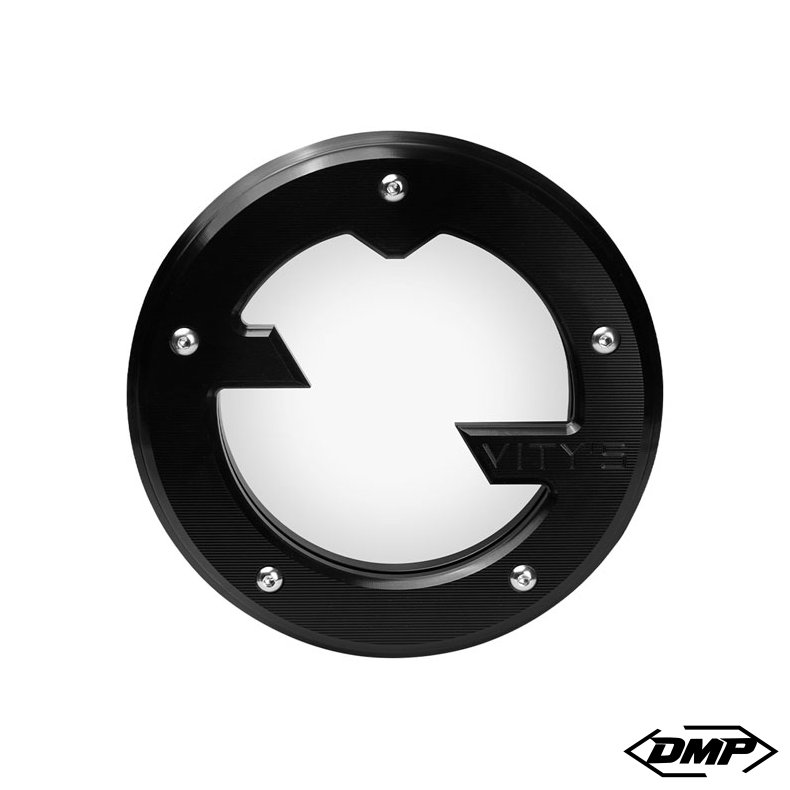 Vity�s Design Massive Derby Cover Black M8 Softail