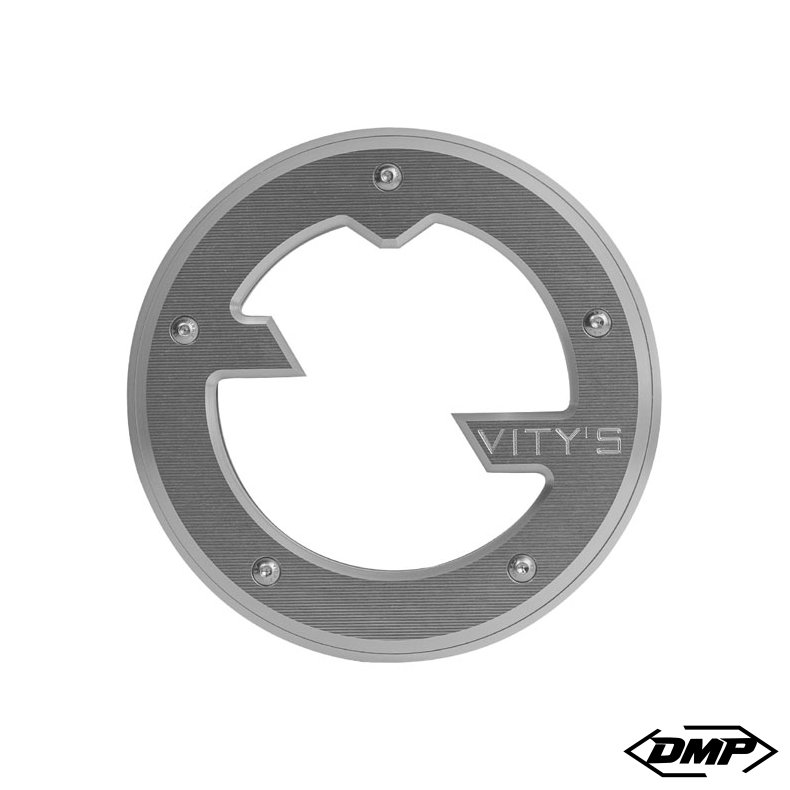 Vity�s Design Massive Derby Cover Silver Twin Cam