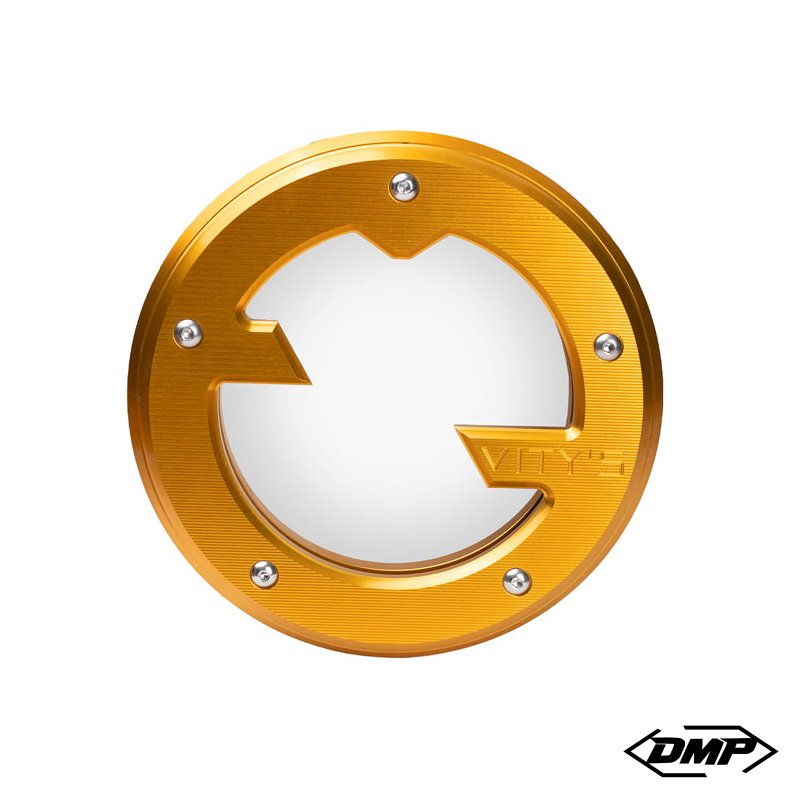 Vity�s Design Massive Derby Cover Gold M8 Softail