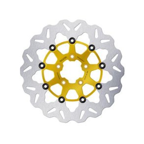 Galfer bremseskive. Wave. Flydende. Guld. 300x5mm Front.
