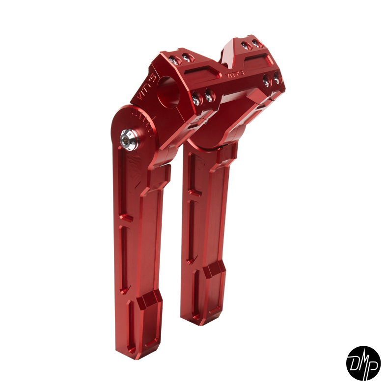 Vitys Design 8" Adjustable Risers Red