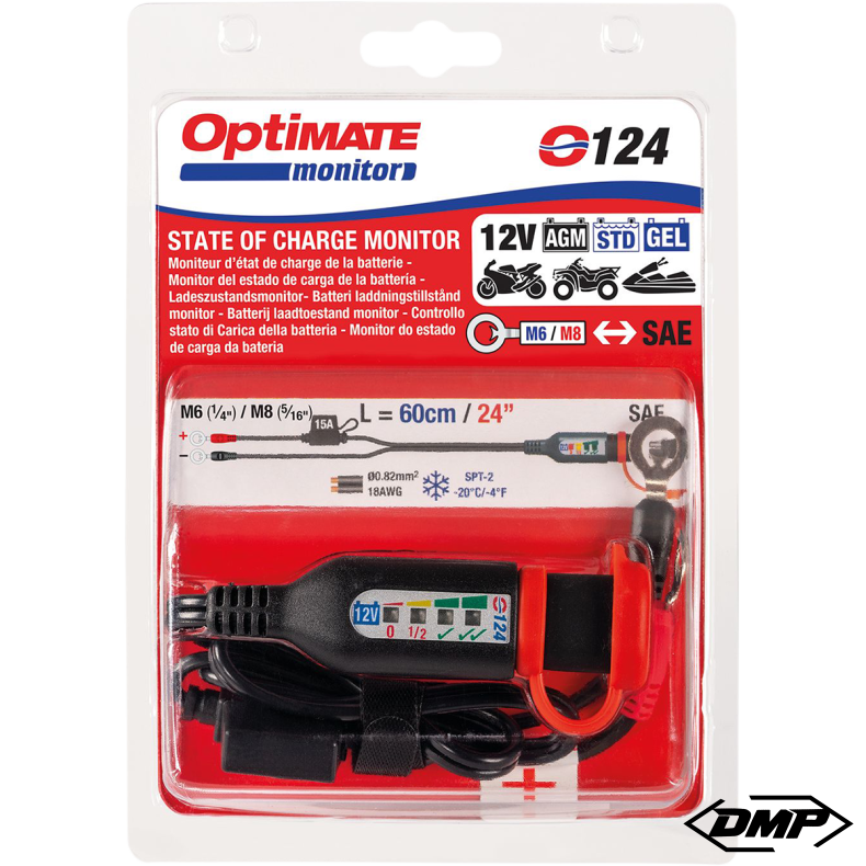 Optimate Ladestik med batteristatus