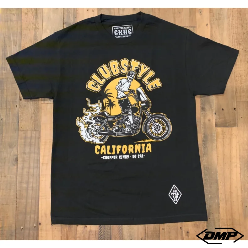Chopper Kings CLUBSTYLE CALIFORNIA skull t-shirt